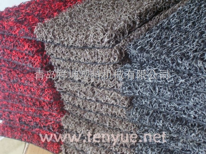 供应塑料喷丝地毯生产设备 S型/防滑/镂空地毯生产线