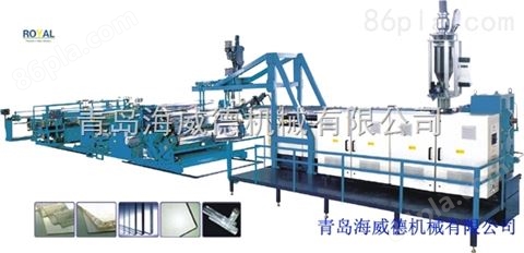 青岛海威德机械生产销售PET/PP/HIPS/PC单、多层片材挤出生产线